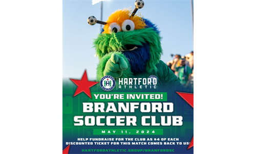 Celebrate Branford Soccer at Hartford Athletic!