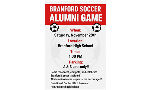 Branford Soccer Alumni Game